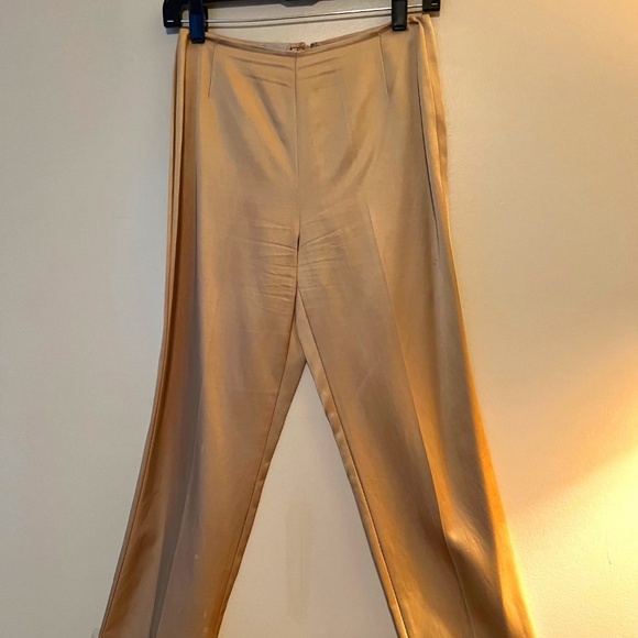 Anne Klein Champagne Pants - Size 4 - Picture 1 of 8